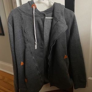 Sea zip up sweater
